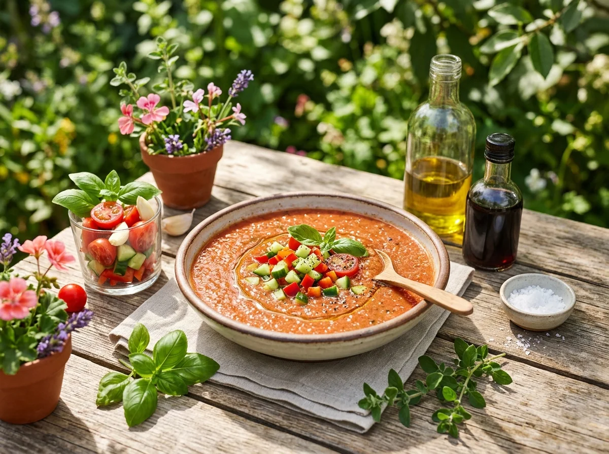 Refreshing Garden Gazpacho