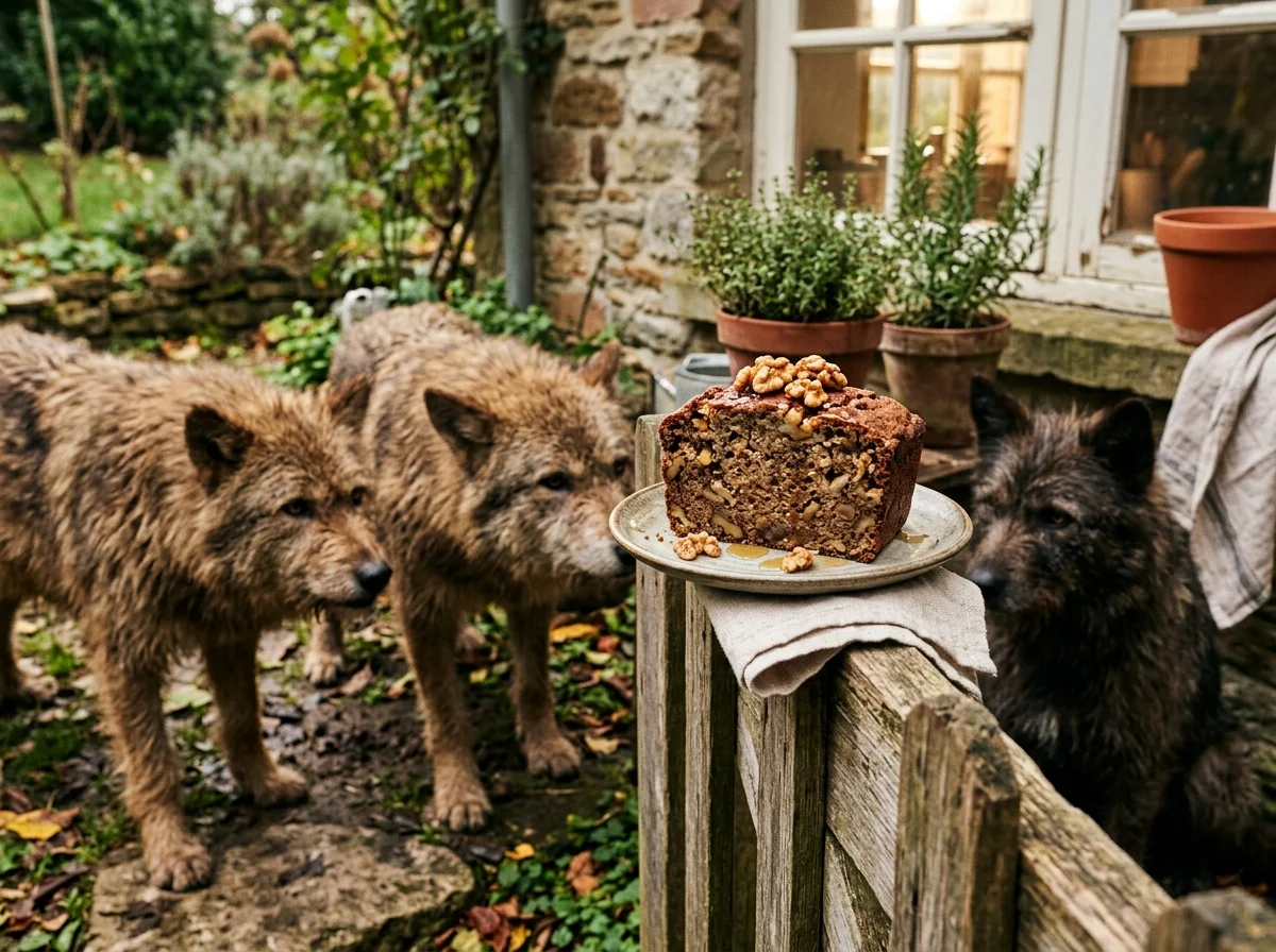 Smeuïg bananenbrood met walnoten
