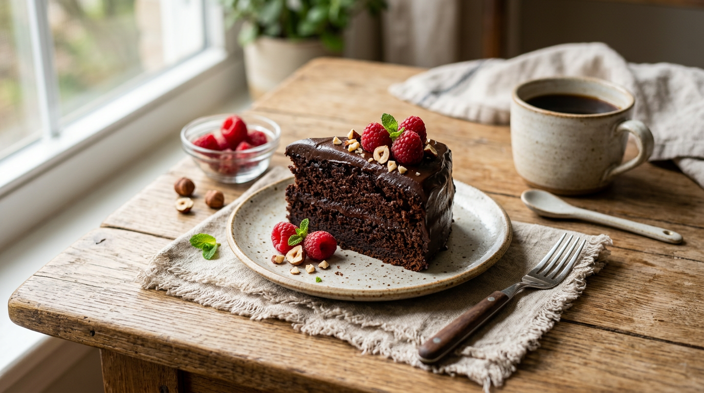 Vegan & Gluten-Free Classic Chocolate Cake